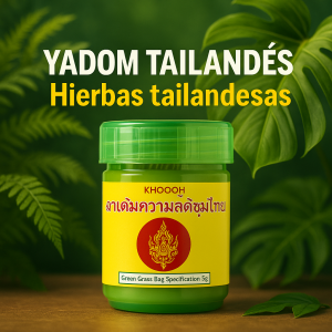 Yadom Inhalador Natural de Hierbas Tailandesas